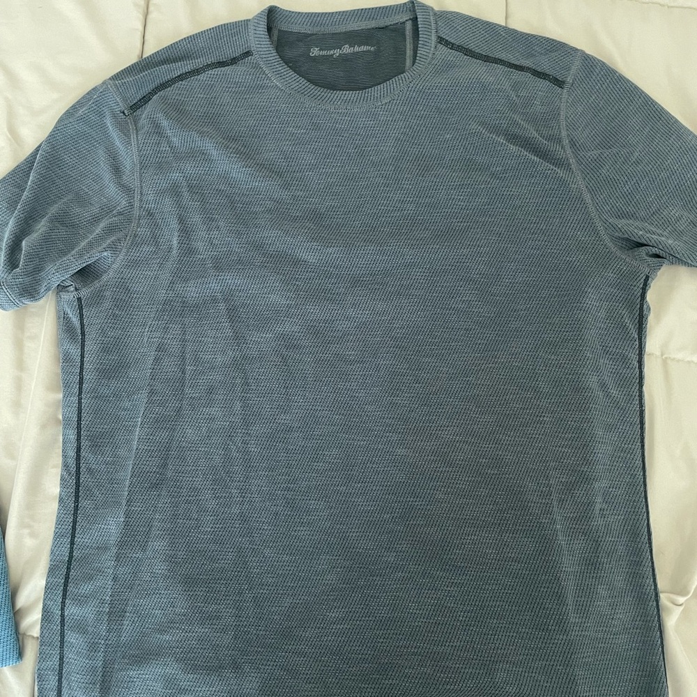 Tommy Bahama reversable flip sky shirt